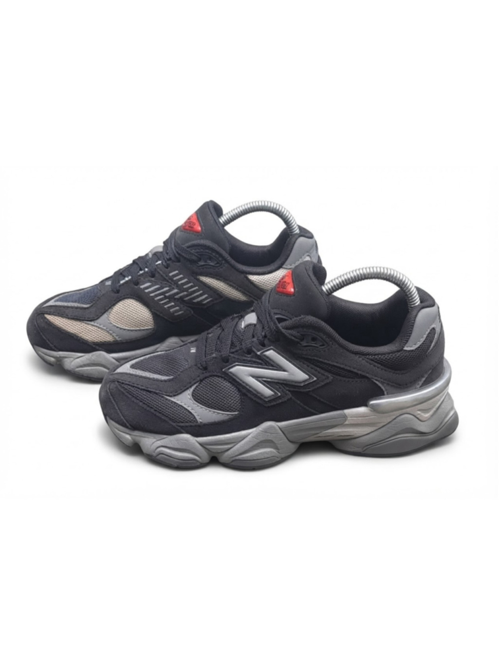 Kids New Balance 9060 "Black Castlerock" sneakers. Size 5 5Y ( Women's size 7)